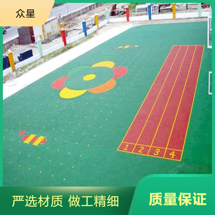 贺州市篮球场硅PU塑胶地坪 - 厂家